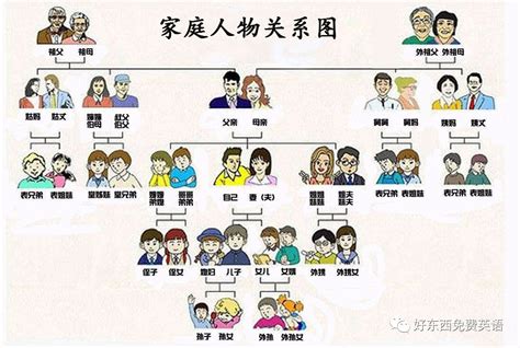 家庭成員關係表|家庭關係圖